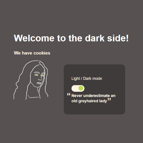 website dark theme